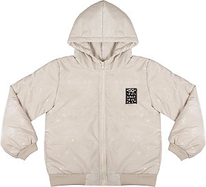 JAQUETA ACOLCHOADA COM BRILHO