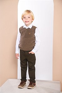 CONJ CALCA CAMISA E COLETE SG