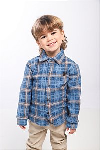 CONJ CALÇA DE SARJA COM CAMISA SOFT XADREZ