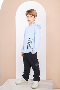 CAMISETA MANGA LONGA COM CAPUZ REPLAY