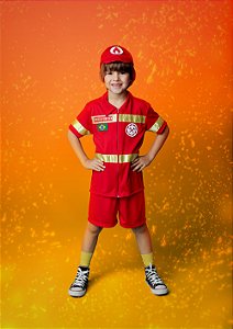 CONJ BERMUDA E CAMISA BOMBEIRO