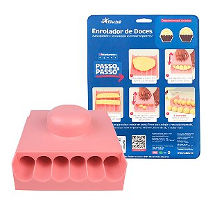 ENROLADOR DE DOCES ROSA BEBÊ (20G) BLUESTAR