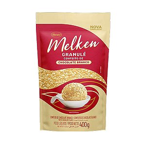 Chocolate Granulado Branco Granule - Granulé 400g Melken - HARALD