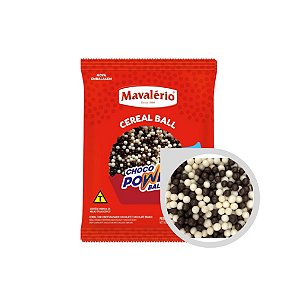 Choco Power Ball Mini Preto e Branco 500g MAVALÉRIO