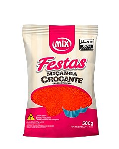 CONFEITO MIÇANGA CROCANTE 500GR LARANJA - MIX