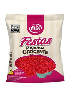 CONFEITO MIÇANGA CROCANTE 500GR VERMELHO - MIX