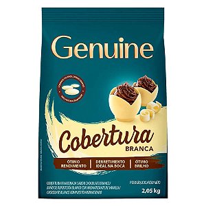 Cobertura Fracionada Genuine Branco Gotas 2,05KG  CARGILL