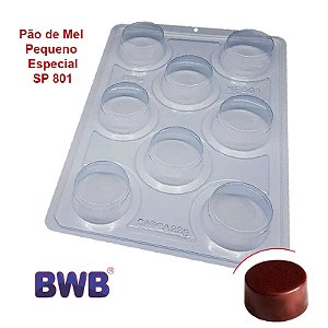 Forma de Acetato com Silicone 3 Partes SP801 Especial Pão de Mel P (3513) - BWB