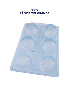 FORMA DE ACETATO 3 PARTES - PÃO DE MEL GRANDE (3685)