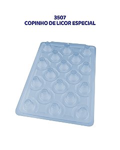 FORMA DE ACETATO 3 PARTES - COPINHO DE LICOR ESPECIAL (3507)