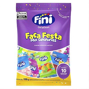 GELATINAS FAÇA FESTA MIX 10UN. DE 15G - FINI