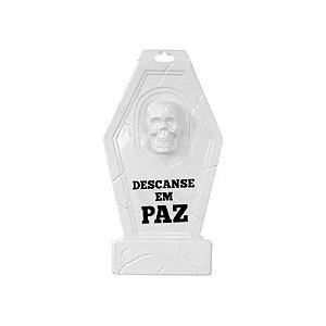 Painel Decorativo de Lápide Halloween - Descanse em Paz