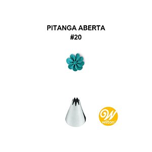 BICO PARA CONFEITAR PEQUENO - PITANGA ABERTA #20 - WILTON
