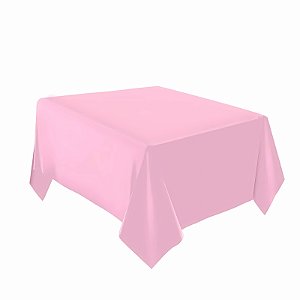 TOALHA DE MESA DE PAPEL ROSA 2,20M X 1,20M - REGINA FESTAS