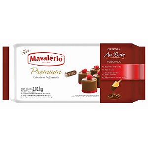 COBERTURA PREMIUM AO LEITE MAVALÉRIO BARRA 1,01KG