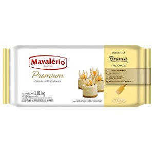 COBERTURA PREMIUM BRANCA MAVALÉRIO BARRA 1,01KG