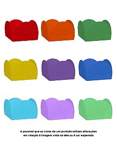 PORTA FORMINHA 4 PETÁLAS 3,5X3,5X2,5CM C/50UN - FUNFESTAS