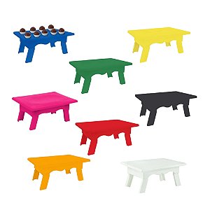 MESINHA DECORATIVA PARA DOCES 20X14CM C/1UN - CORES - MIRANDINHA