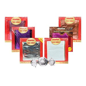 EMBALAGEM PARA TRUFAS E BOMBONS C/100UN - CORES - CROMUS