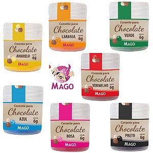 CORANTE EM PÓ PARA CHOCOLATE 5g - MAGO