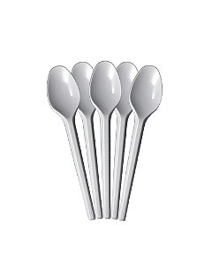 COLHER DESCARTÁVEL C/50UN BRANCO - BELLO FESTAS