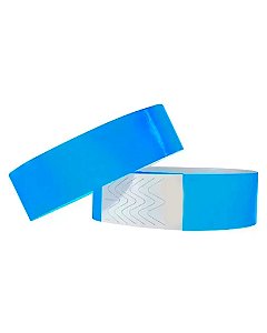 PULSEIRAS PARA EVENTOS AZUL NEON C/40UN - SILVER FESTAS