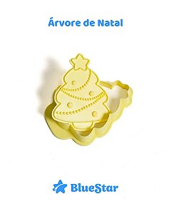 CORTADOR COM CARIMBO ÁRVORE DE NATAL - BLUESTAR