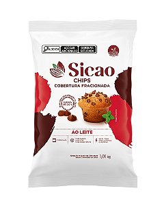 CHIPS FORNEÁVEL COBERTURA FRACIONADA AO LEITE 1,01kg - SICAO (NATAL)