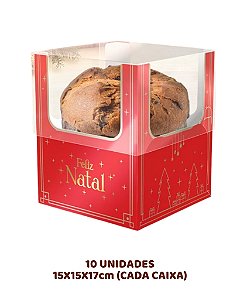CAIXA PANETONE ENCANTO C/10UN - NATAL LUZ - IDEIA (NATAL)