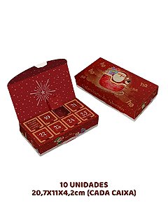 CAIXA CALENDÁRIO DO ADVENTO C/10UN - CONTO DE NATAL - IDEIA (NATAL)