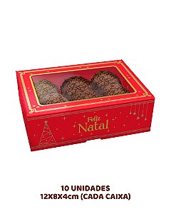 CAIXA PRACTICE COM VISOR 6 DOCES C/10UN - NATAL LUZ - IDEIA (NATAL)