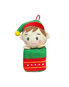 ENFEITE DE PELÚCIA DUENDE - NATAL