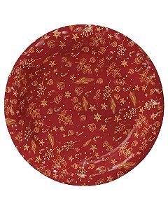 BANDEJA PLÁSTICA REDONDA FIGURAS NATALINAS - RIO MASTER (NATAL)