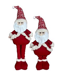 ENFEITE BONECO NATALINO COM PERNAS EXTENSORAS - RIO MASTER (NATAL)