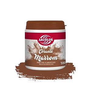 CORANTE EM PÓ 100g MARROM - ARCOLOR (BLACK FRIDAY)