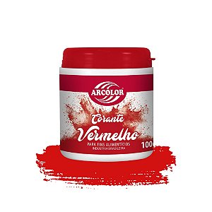 CORANTE EM PÓ 100g VERMELHO - ARCOLOR
