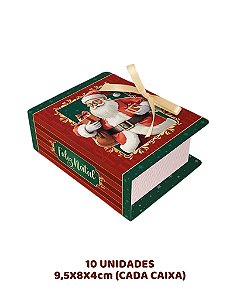 CAIXA LIVRO 4 DOCES C/10UN - C5716 - IDEIA (NATAL)