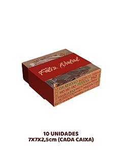 CAIXA BROWNIE C/10UN - 5655 - IDEIA (NATAL)