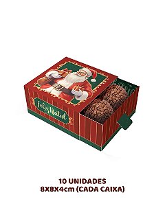 CAIXA GAVETA COM PUXADOR 4 DOCES C/10UN - C5713 - IDEIA (NATAL)
