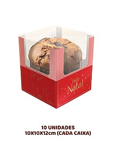 CAIXA MINI PANETONE 100g C/10UN - 5679 - IDEIA (NATAL)