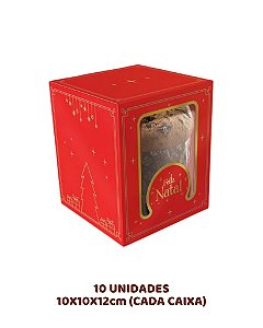 CAIXA MINI PANETONE 100g C/10UN - 5677 - IDEIA (NATAL)
