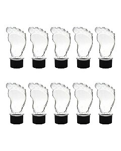 BALEIRO PEZINHO COM TAMPA PRETA C/10UN - MIRANDINHA (BLACK FRIDAY)