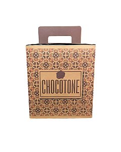 CAIXA DECORADA C/10UN CHOCOTONE 500g - DECORA DOCES (NATAL) (HOJE)