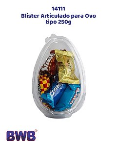 BLÍSTER 14111 ARTICULADO C/5UN PARA OVO 250g - BWB (PÁSCOA)