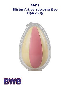 BLÍSTER 14111 ARTICULADO C/5UN PARA OVO 250g - BWB (PÁSCOA)