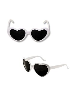 ÓCULOS EM FORMATO DE CORAÇÃO - CARNAVAL