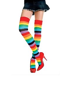 MEIA LISTRADA ARCO-ÍRIS - CARNAVAL