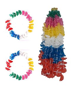 COLAR HAVAIANO C/10UN - REAL SEDA (CARNAVAL)