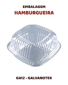 EMBALAGEM GA12 HAMBURGUEIRA C/10UN - GALVANOTEK