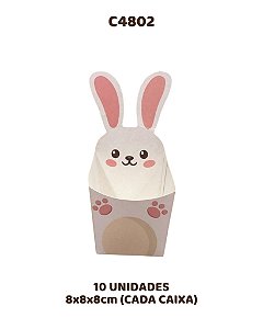 CESTA COELHO C/10UN - C4802 - IDEIA (PÁSCOA)